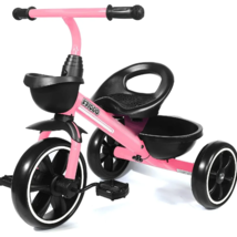 KRIDDO Kids Tricycles Age 18 Month to 4 Years, Toddler Kids Trike, Pink - £76.90 GBP