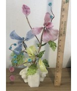 Veg MCM Mid Century Modern Glass Murano Style Floral Arrangement MacBeth... - $4,104.91 MXN