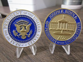 President Joe Biden 46th POTUS Joseph R. Biden Jr. Challenge Coin - £15.12 GBP