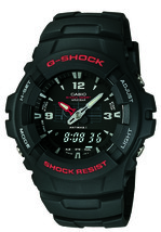 Casio - G100-1BV - Men&#39;s G-Shock Watch in Black Resin - £58.97 GBP