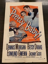 Pretty Baby 1950, Comedy/Romance Original Vintage Movie Poster  - £39.77 GBP