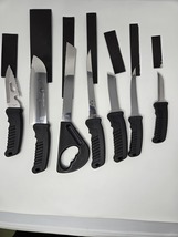 7 Surgical Stainless Steel Outdoor Men&#39;s Knife Set Model# 17619 - $98.87