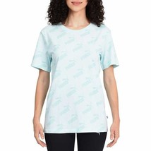 Puma T-Shirt Women&#39;s X-Large Short Sleeve Tee Nitro Blue Logo Print NWT - £13.81 GBP