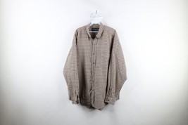 Vtg 90s Abercrombie &amp; Fitch Mens Large Faded Baggy Fit Button Down Shirt Plaid - £35.57 GBP