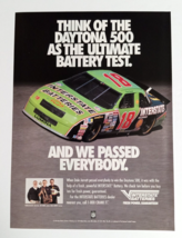 1993 Interstate Batteries Dale Jarrett Daytona 500 Car Magazine Cut Print Ad - £7.85 GBP