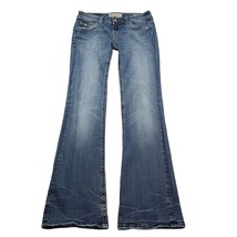 Mek Denim Pants Womens 34 Blue Bootcut Low Rise Button Zip Pocket Jeans - £23.34 GBP