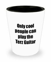 Terz Guitar Player Shot Glass Musician Funny Gift Idea For Liquor Lover Alcohol  - £10.26 GBP