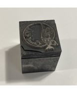 Vintage Printing block Coral club western Roping Cartoon 3/4” x 3/4” - $12.07