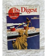 Antique The Digest Magazine Review Literary Digest July 17 1937 Gary Cooper - $5.70