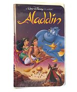 Walt Disney Classic Aladdin VHS Tape Clamshell Cover - $6.50