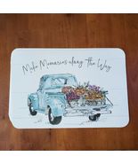 Plastic Placemats Set of 4 &quot;Make Memories Along the Way&quot; Truck with Flowers - £15.73 GBP