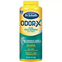 Dr. Scholl&#39;s Odor X Foot Powder Ultra Sweat Absorbing Formula Fresh &amp; Dr... - $186.52 MXN