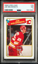 1988 O-Pee-Chee Joe Nieuwendyk RC Rookie Card #16 OPC Flames PSA 7 NM - £15.81 GBP