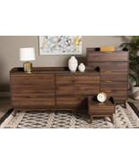 Linus Walnut Brown 3-Piece Storage Set - $19,555.01 MXN