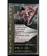 NATIVE NOISE FEST - ORIGINAL 2003 ST. LOUIS CONCERT TOUR LAMINATE BACKST... - €51,35 EUR