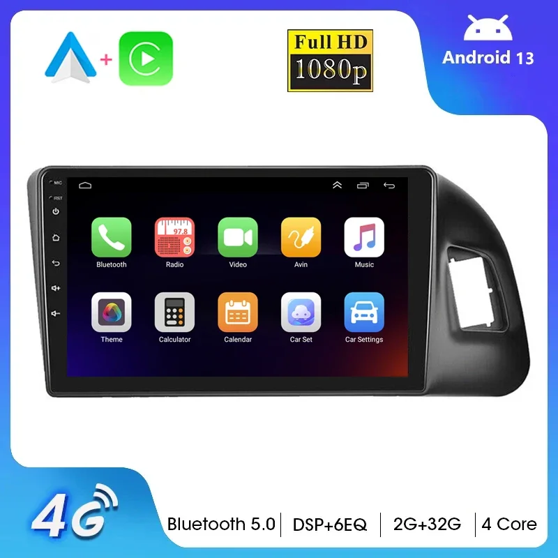 4G+WIFI Android13 Carplay Auto For Audi Q5 2010 2011 2012 2013 2014 2015-2018 - £184.68 GBP+