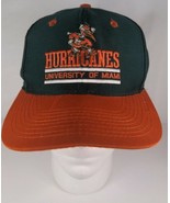 Hurricanes University Of Miami alpha 1 Snapback Vintage Read Details - $475.79 MXN