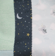 Fabric Dear Stella a 3-Piece Sampler Moon Stars Sky Koala Bear $1.50 - $1.50