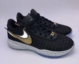 Authenticity Guarantee 
Nike LeBron 20 Black Metallic Gold Basketball Sh... - $119.95