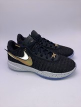 Authenticity Guarantee 
Nike LeBron 20 Black Metallic Gold Basketball Shoes D... - £94.32 GBP