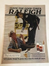 vintage Raleigh Cigarette Print Ad Advertisement 1976 Pa2 - £5.44 GBP