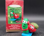 Vintage Hallmark 2000 Ornament VeggieTales Bob the Tomato and Larry The ... - $11.87
