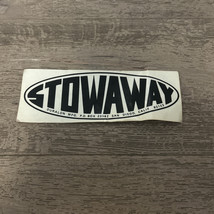 Vintage Unused STOWAWAY Duralon MFG San Diego Brand Sticker - $8.00