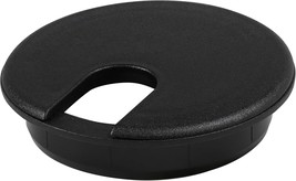 5 Pack Rok Hardware 3&quot; (76mm) Black Round Computer Desk Table Port Wire ... - $37.12 CAD