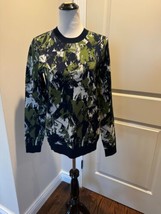 Jason Wu Navy Green White Pullover Sweater SZ L NWOT - £78.07 GBP