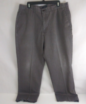 Vintage Dockers Men&#39;s Gray Pleated Slack Pants Size 38x32 - £12.15 GBP