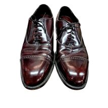 VTG Florsheim Cordovan Captoe Oxford Dress Shoe Mens Sz 10D - $95.98