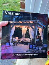 Globe String Lights 25 Feet New in Box - $20.18 CAD
