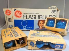 GE 5B Vintage Simple Camera Flashbulbs General Electric Photography Acce... - $22.99