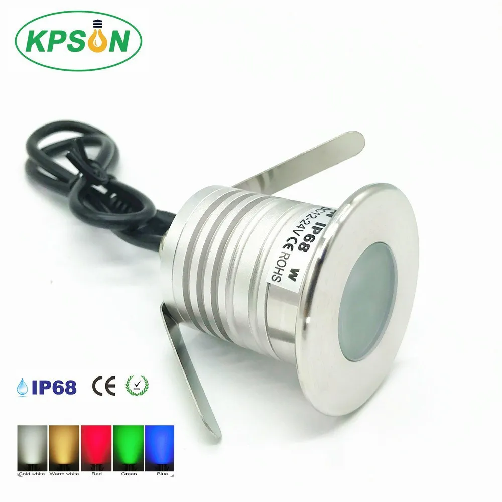 3W LED Underwater Lamp Pool Light IP68 Waterproof Light For Pond Fountain DC12-2 - £163.88 GBP