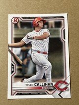 2021 Bowman Paper Base Prospect Tyler Callihan BP-91 Reds - $1.59