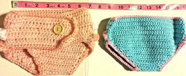 So Dorable New Knitted Baby Doll Ruffle Bottoms 0-6 months Pink Blue SKU... - $5.94