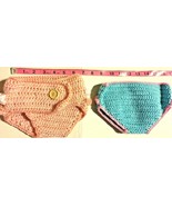 So Dorable New Knitted Baby Doll Ruffle Bottoms 0-6 months Pink Blue SKU... - £5.41 GBP