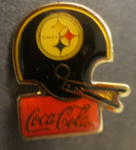 Coca-Cola Pittsburg Steelers Super Bowl 1985 Lapel Pin - £2.71 GBP