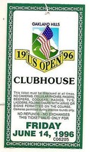 1996 US Open ticket Friday June 14th Second Round Oakland Hills Steve Jones - £189.81 GBP