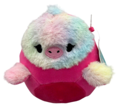 Abilene The Fluffy Tie-Dye Ostrich 5&quot; Squishmallow Plush Stuffed Animal Toy Gift - £11.77 GBP