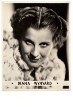 *Diana Wynyard (c.1934) 11x14 Double-Wt Radio Pictures By Ernest A. Bachrach - £74.70 GBP