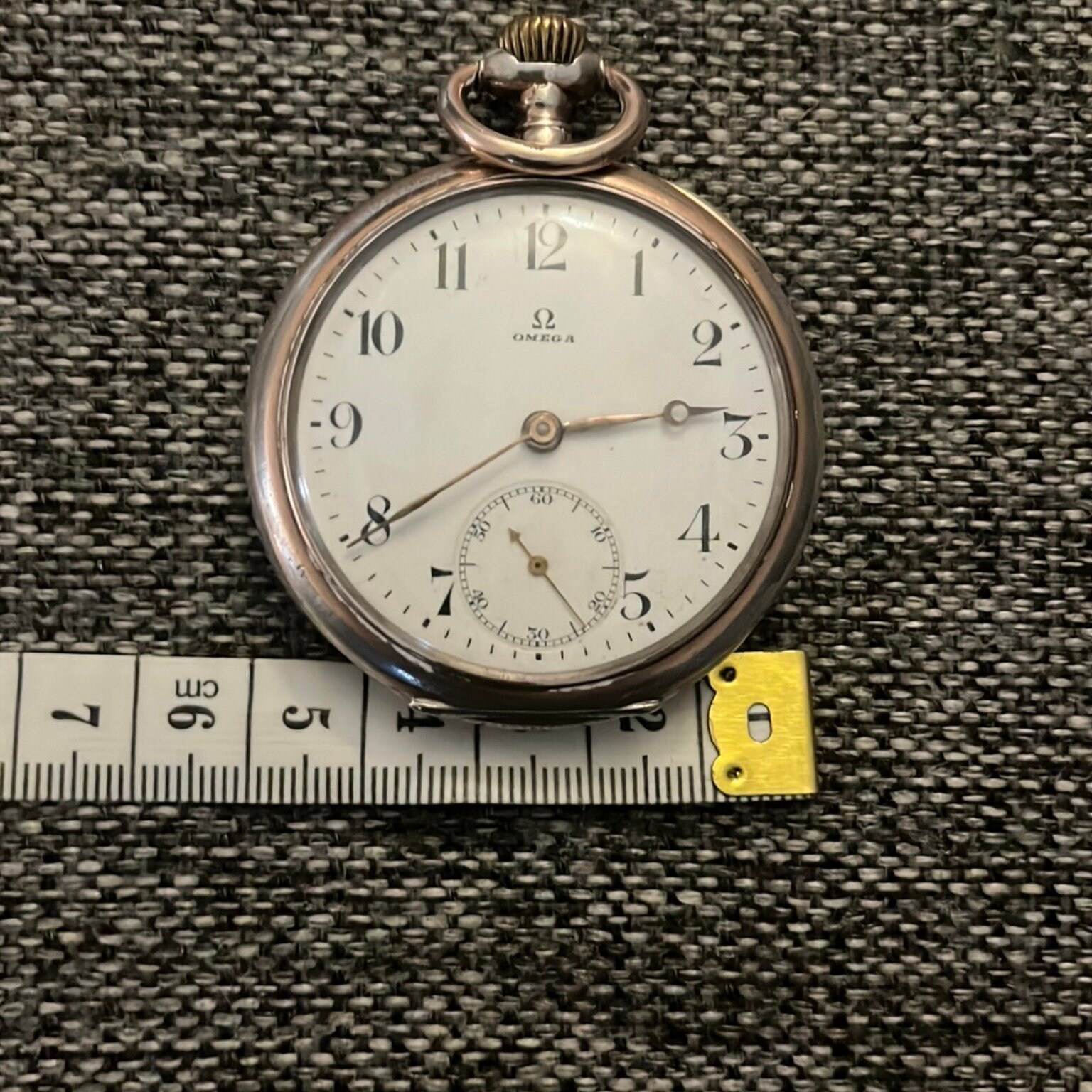 Omega silver pocket watch discount