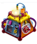 Educational Kids Toddler Baby Toy Musical Activity Cube Play Center with... - $61.37 CAD