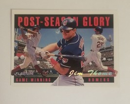 1996 Fleer Post-Season Glory Jim Thome #5 Cleveland Indians FREE SHIPPING - £2.36 GBP