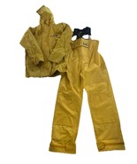 Vintage West Marine Corp Jackets Bib Overalls S Yellow Rain Fishing Sailing - $102.90 CAD