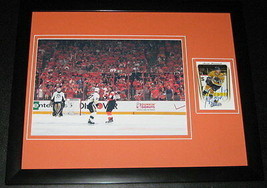 Scott Hartnell FIGHT Signed Framed 11x14 Photo Display Flyers vs Craig A... - £54.75 GBP