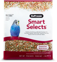 ZuPreem Smart Selects Bird Food for Small Birds 6 lb (3 x 2 lb) ZuPreem Smart Se - £67.49 GBP