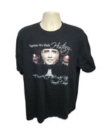 44th President Barack Obama Together We Made History Adult Black 2XL TShirt - $22.28