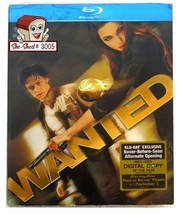 WANTED  starring James McAvoy and Angolina Jolie BluRay w/ exclusive scenes - £3.91 GBP