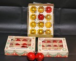 Vintage SHINY BRITE USA &amp; Poland Glass Ball Christmas Ornaments - Mix Lo... - £33.85 GBP